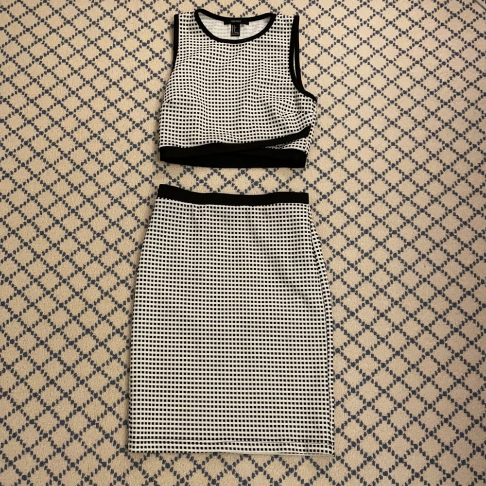 Crop top and skirt set from Forever 21